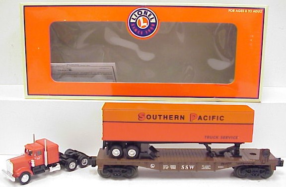 Lionel 6-52222 LRRC Flatcar w/Tractor & Trailer MT/Box