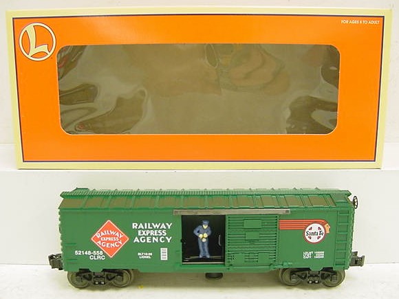Lionel 6-52148 CLRRC Santa Fe REA Operating Boxcar LN/Box