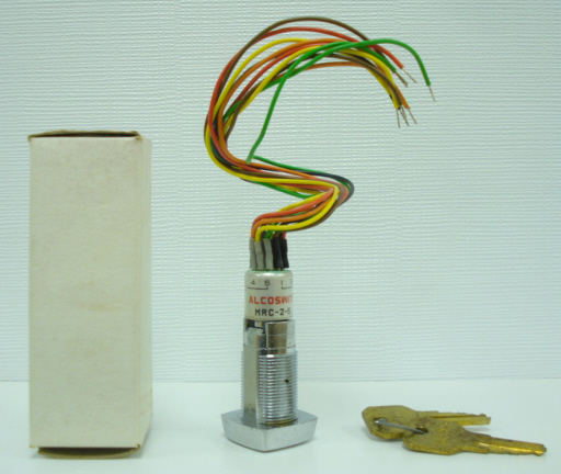MRC 2-5 Alco 5-Position Rotary Key Switch MT/Box