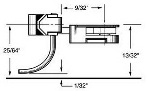 Kadee 37 30-Series Coupler Medium Underset Shank (2 pair)