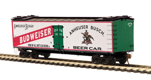 MTH 81-94002 Anheuser Busch R40-2 Woodside Reefer Car