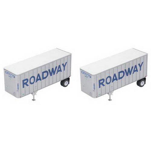 Athearn 91014 28' Trailer, Roadway/Ribbed #1 (2)