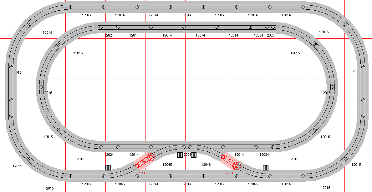 lionel fastrack layouts 4x8